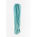 Aqua solid trousers with straight legs